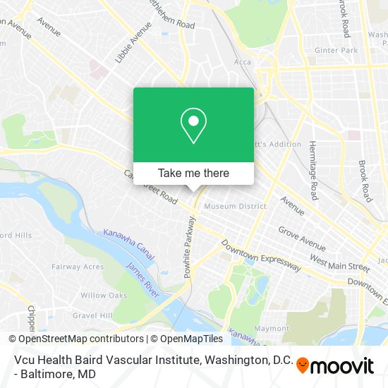 Vcu Health Baird Vascular Institute map