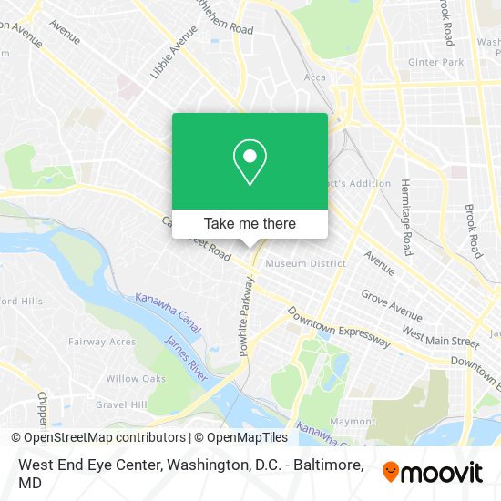 Mapa de West End Eye Center
