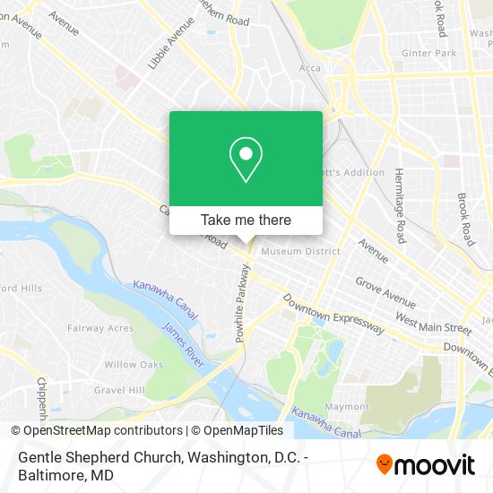 Gentle Shepherd Church map