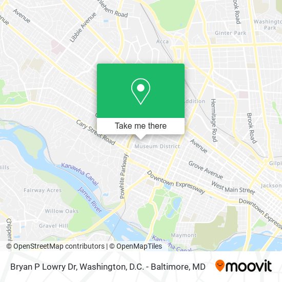Bryan P Lowry Dr map