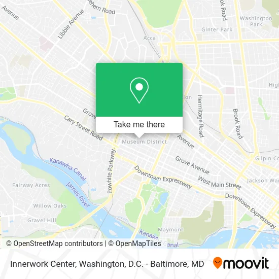 Innerwork Center map