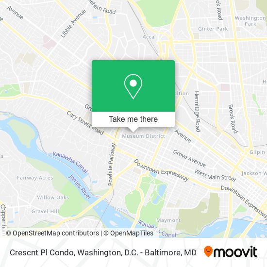 Mapa de Crescnt Pl Condo