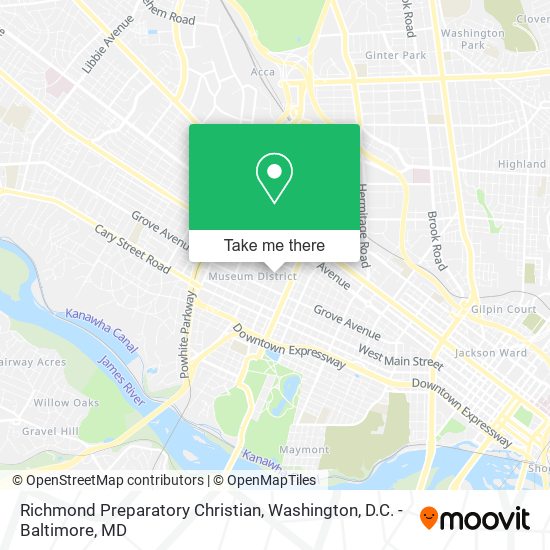 Mapa de Richmond Preparatory Christian
