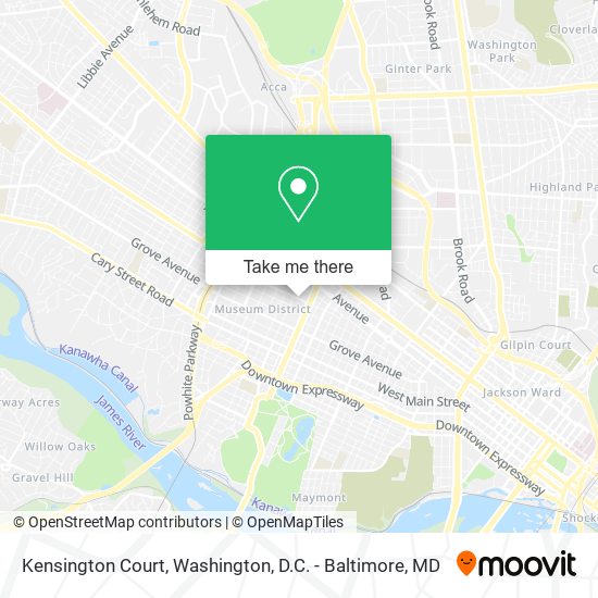 Mapa de Kensington Court