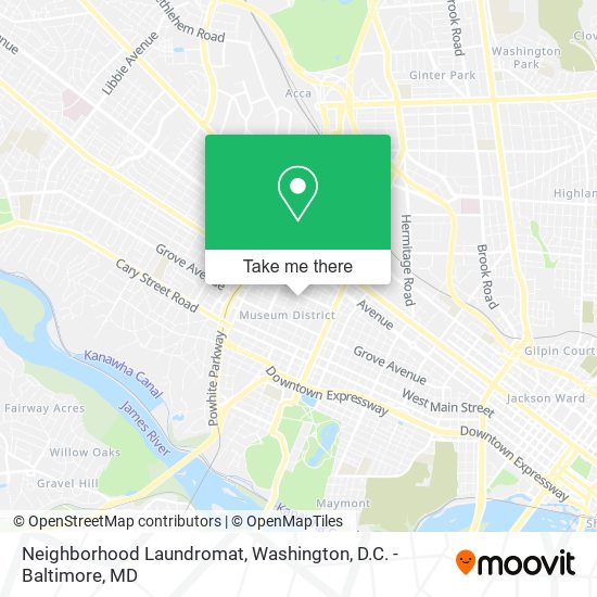 Mapa de Neighborhood Laundromat