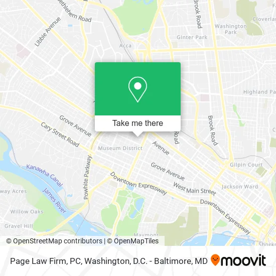Page Law Firm, PC map