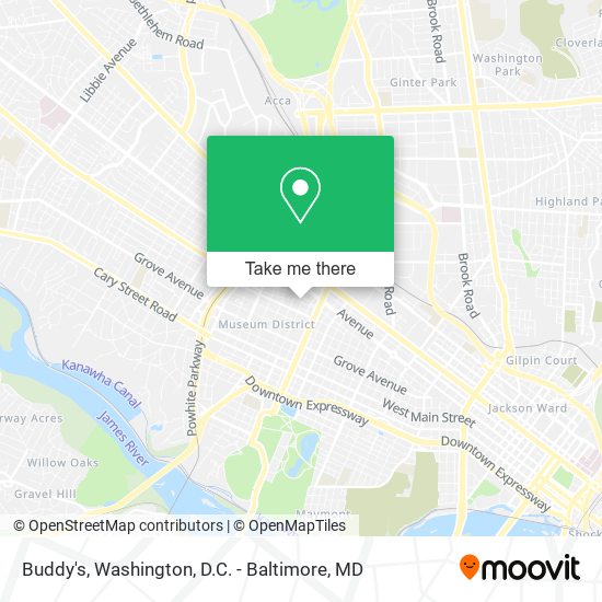Mapa de Buddy's