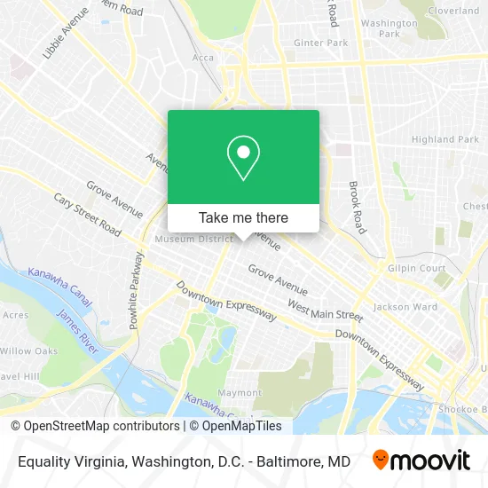 Equality Virginia map