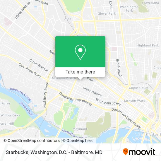 Starbucks map