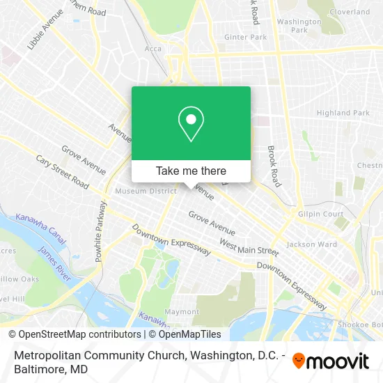 Metropolitan Community Church map