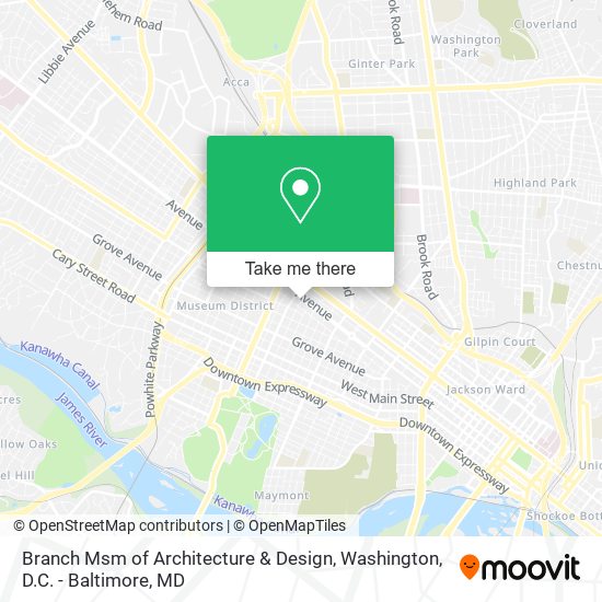 Branch Msm of Architecture & Design map
