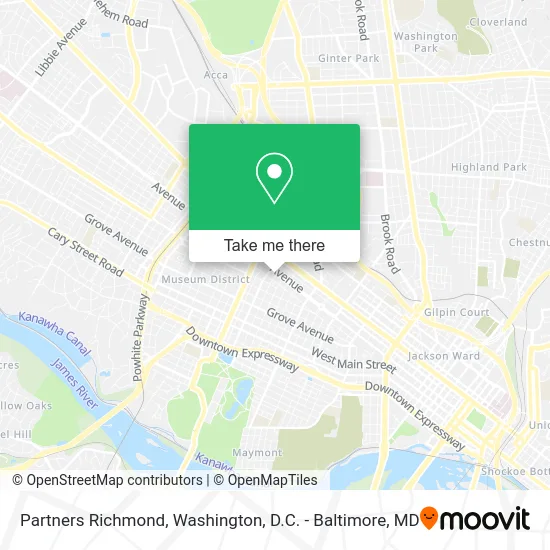 Partners Richmond map