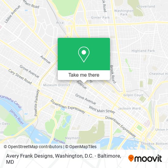Mapa de Avery Frank Designs