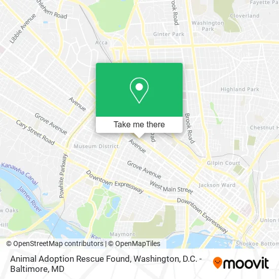 Animal Adoption Rescue Found map
