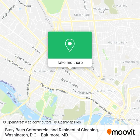 Busy Bees Commercial and Residential Cleaning map