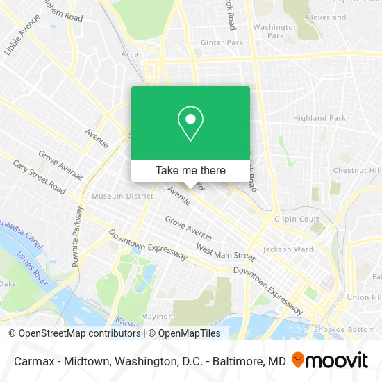 Carmax - Midtown map