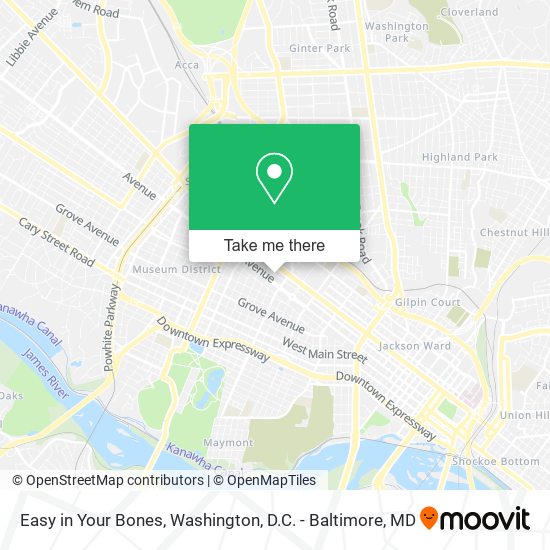 Easy in Your Bones map