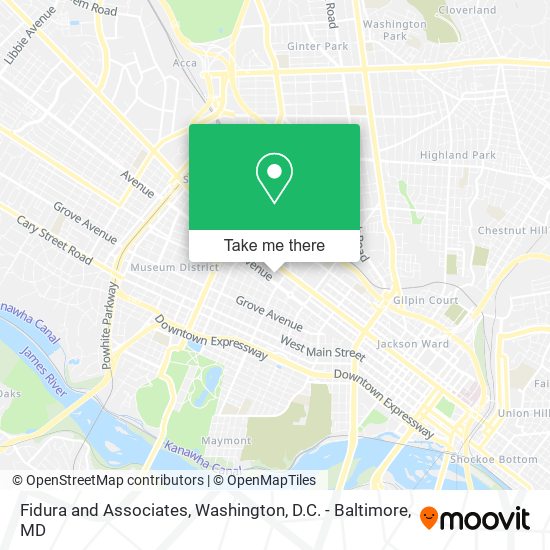 Fidura and Associates map