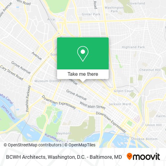Mapa de BCWH Architects