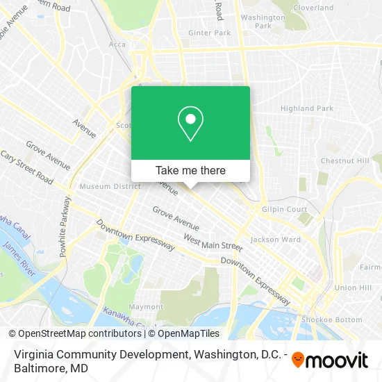 Virginia Community Development map