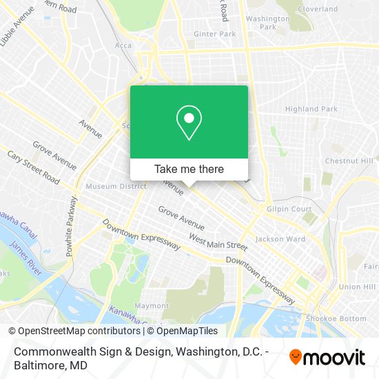 Commonwealth Sign & Design map
