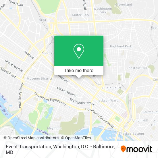 Mapa de Event Transportation