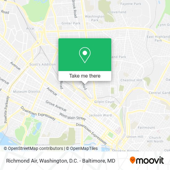 Richmond Air map