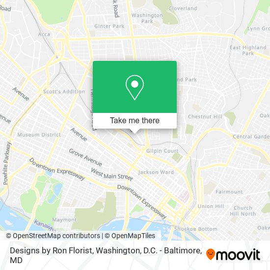 Designs by Ron Florist map