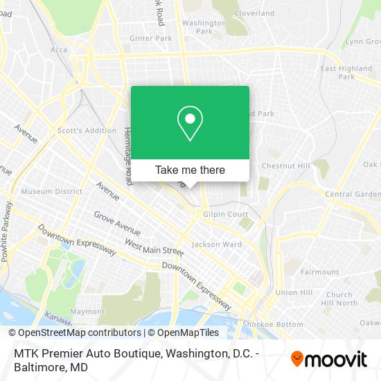 MTK Premier Auto Boutique map