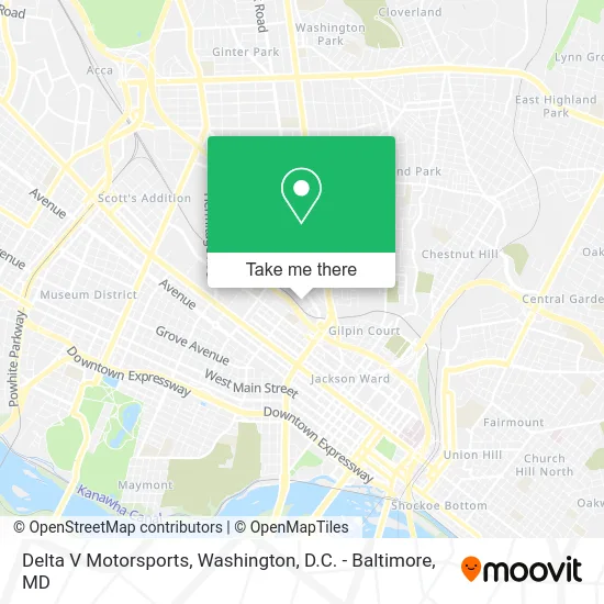 Delta V Motorsports map