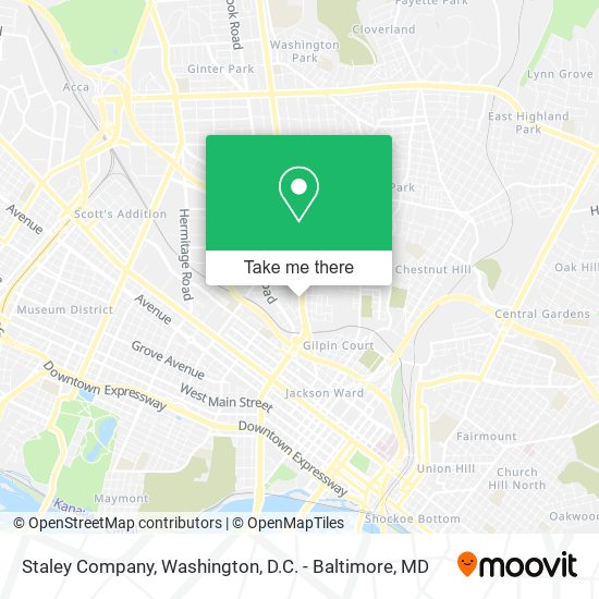 Staley Company map