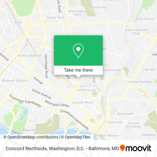 Concord Northside map