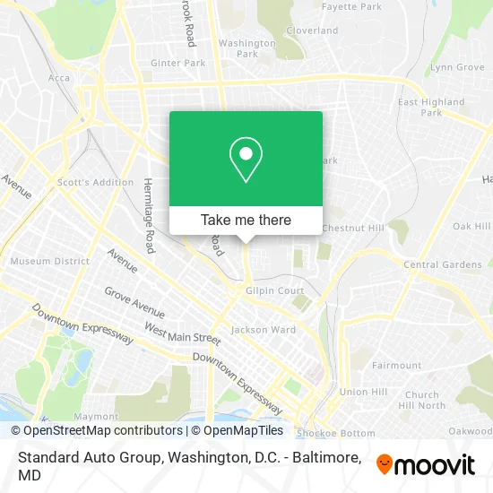 Standard Auto Group map