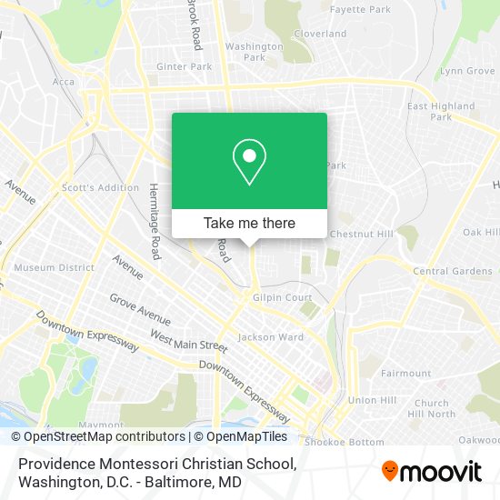 Providence Montessori Christian School map