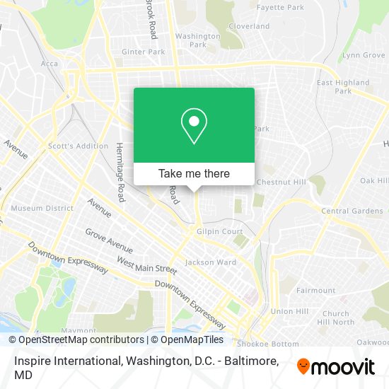 Mapa de Inspire International