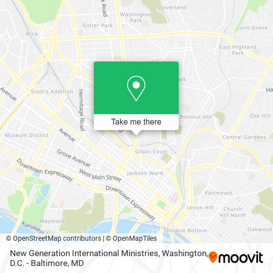 New Generation International Ministries map