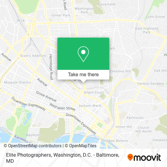 Elite Photographers map