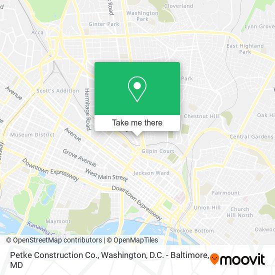 Petke Construction Co. map