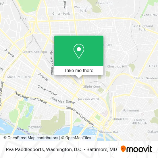 Rva Paddlesports map