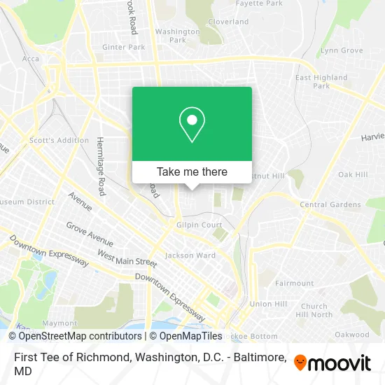 First Tee of Richmond map