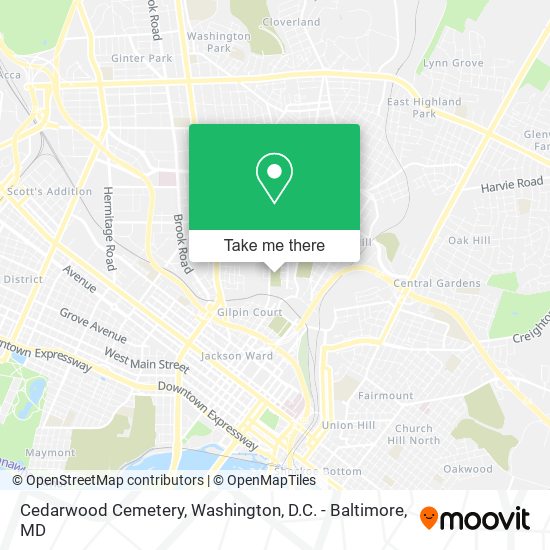 Cedarwood Cemetery map