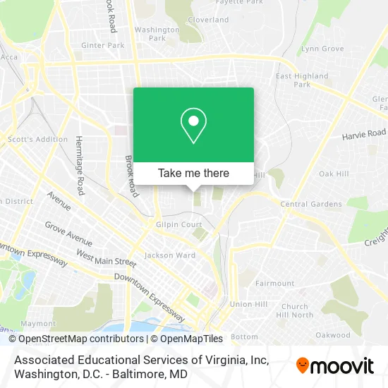Associated Educational Services of Virginia, Inc map
