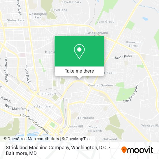 Strickland Machine Company map