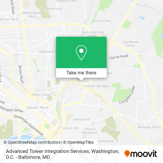 Advanced Tower Integration Services map