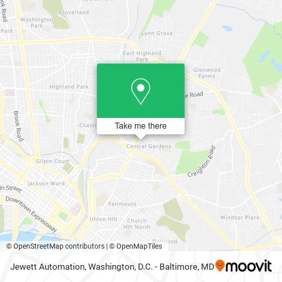 Jewett Automation map