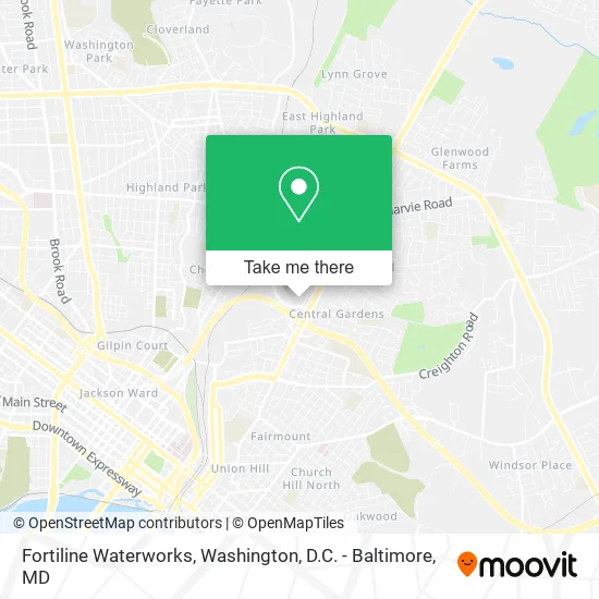 Fortiline Waterworks map