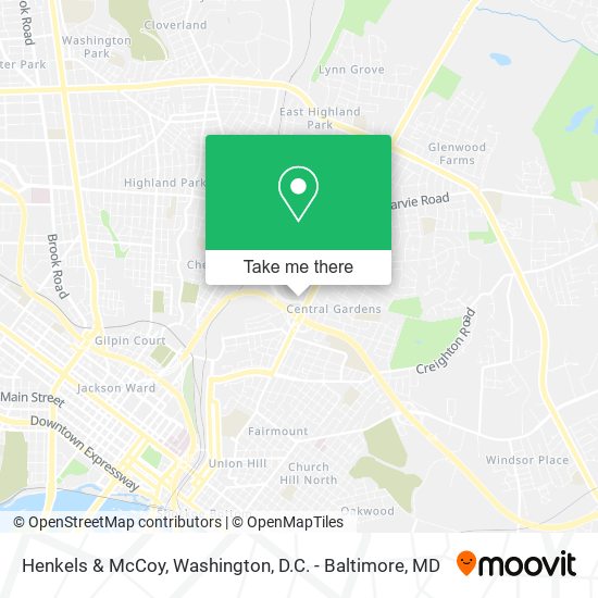 Henkels & McCoy map