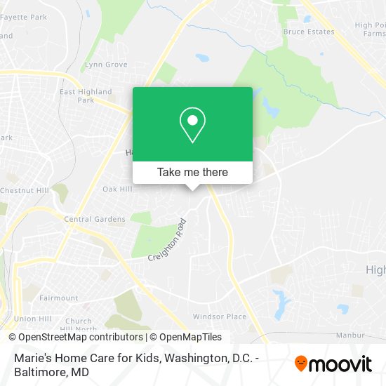Mapa de Marie's Home Care for Kids