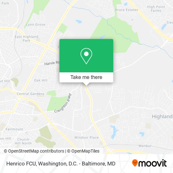 Henrico FCU map