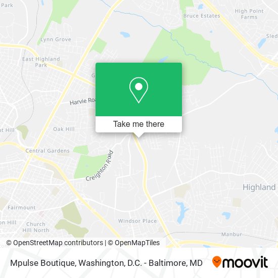 Mapa de Mpulse Boutique